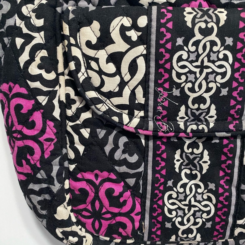 Vera Bradley Northern Lights crossbody bag black-pink-gray